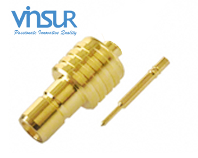1162103C -- RF CONNECTOR - 50OHMS, SMB FEMALE, STRAIGHT, SOLDER TYPE, RG405 CABLE